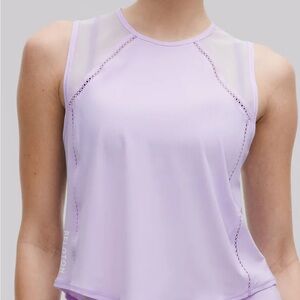 Lululemon Athletica Lilac Lace-Trim Chemise